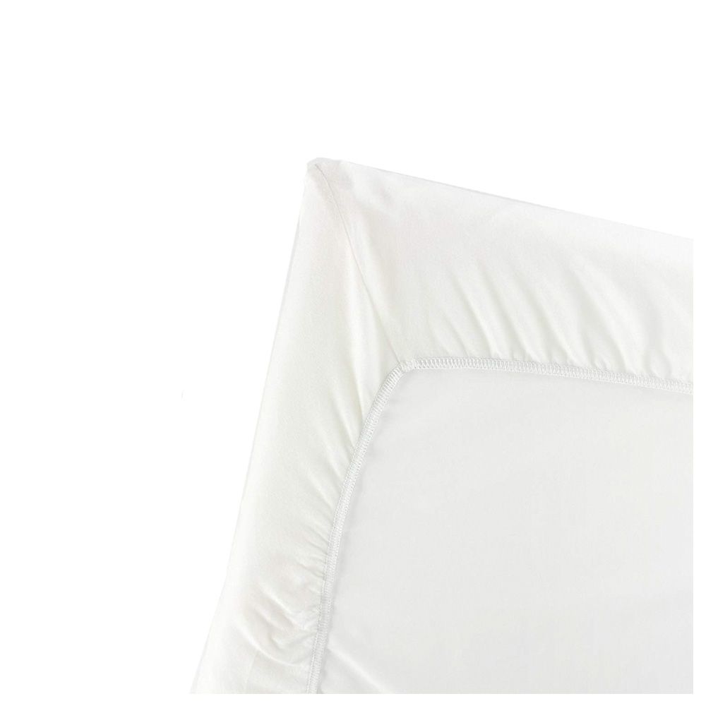 BABYBJORN Organic Travel Cot Fitted Sheet Light White Buy at