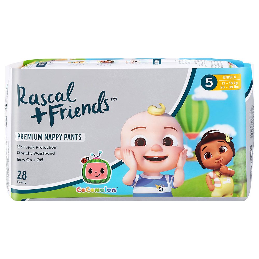 Rascal + Friends - Cocomelon Nappy Pants - 13-18 Kg - S5 - 28pcs