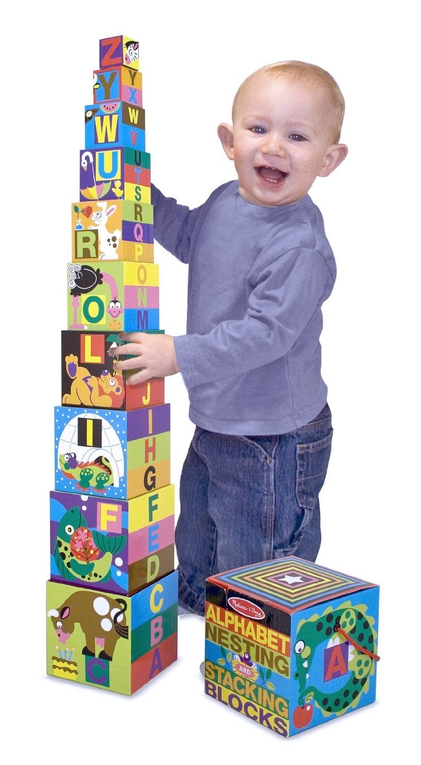 Melissa Doug Alphabet Nesting and Stacking Blocks Buy at Best Price from Mumzworld