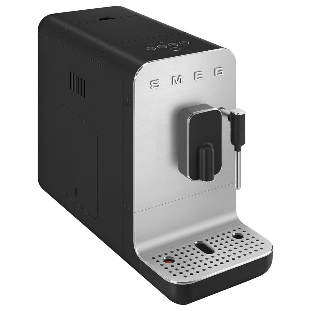 Smeg - Bean To Cup Coffee Machine w/ Milk Frother - Black Matt