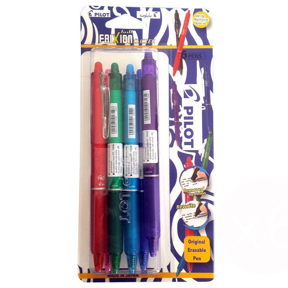 Pilot Frixion Highlighters 6-pcs