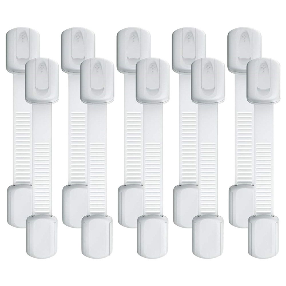 Child Proof Cabinet Locks (10 Pack) - Baby Proofing Locks, Child Safety  Cabinet Latches for Babies