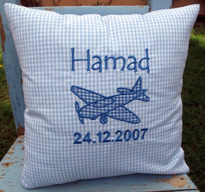 Baby cushion personalised 2025