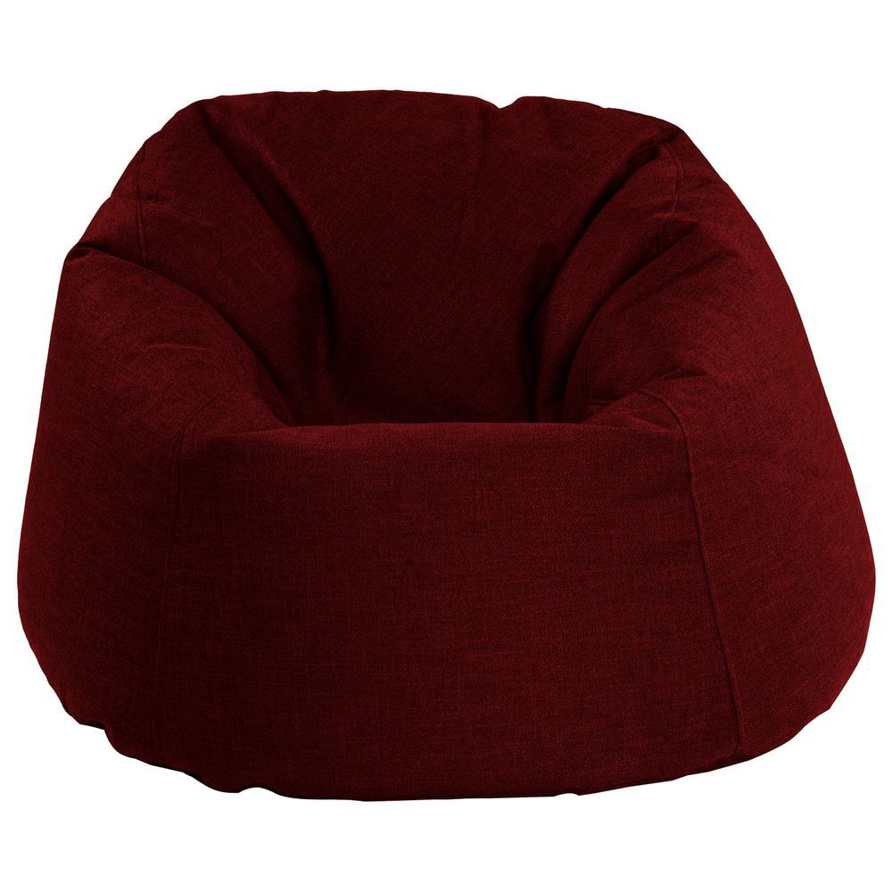 In House Solly Linen Bean Bag Chair M Burgundy