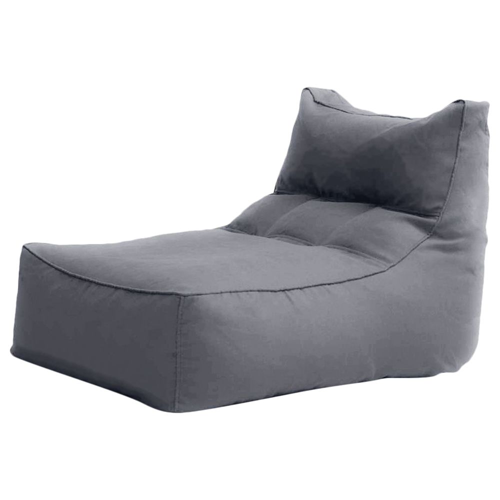 In House Sleeping Bean Bag With Comfortable lie Back Grey