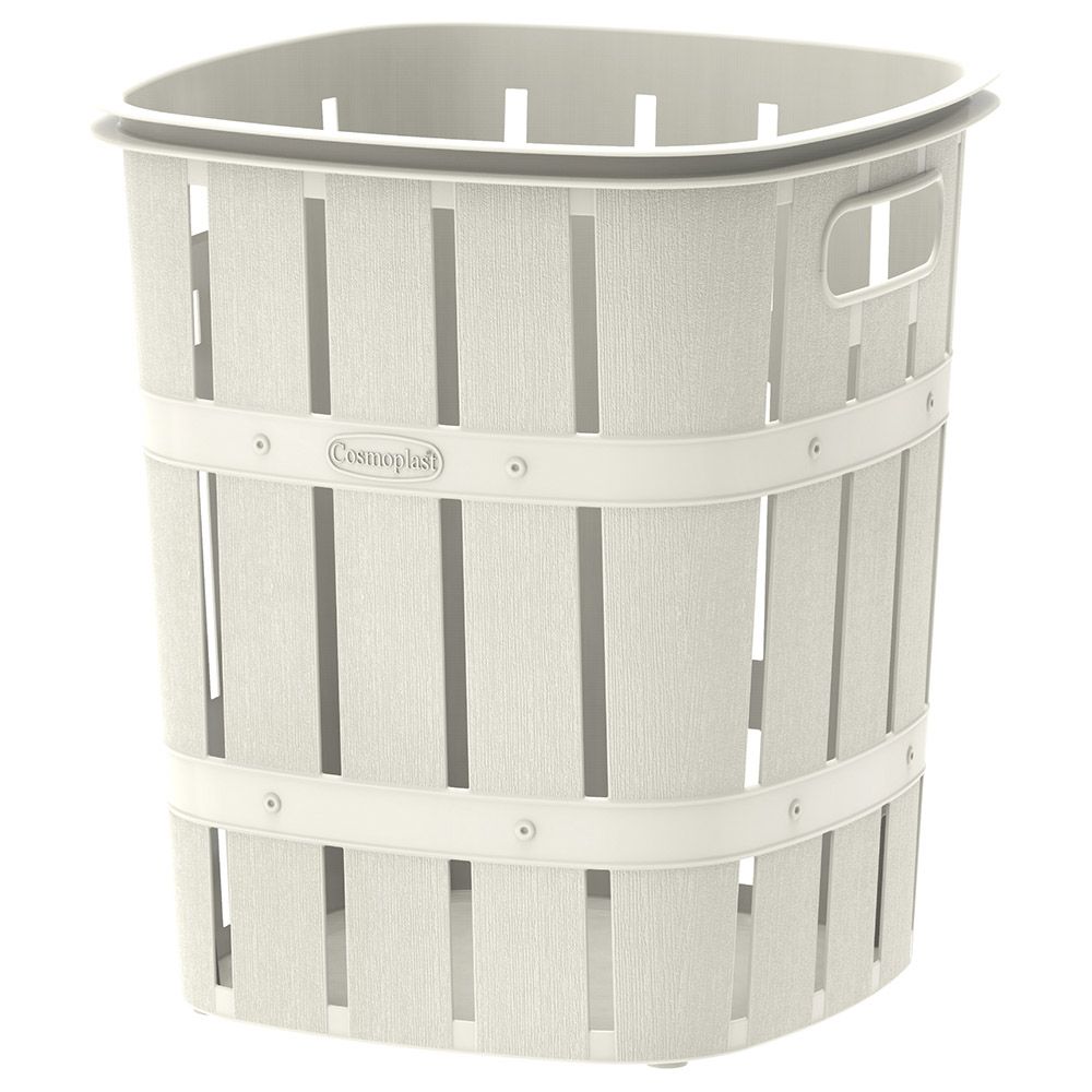 White shop wash bin