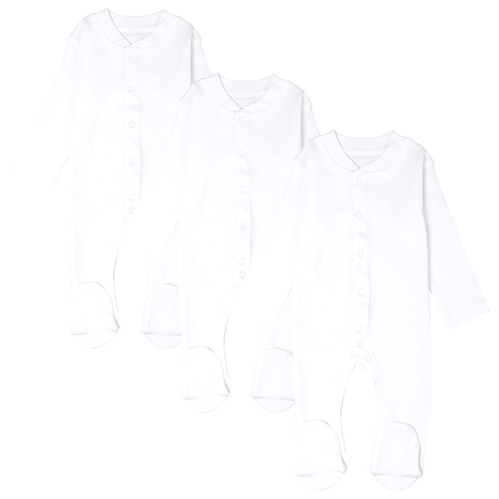Plain deals white sleepsuits
