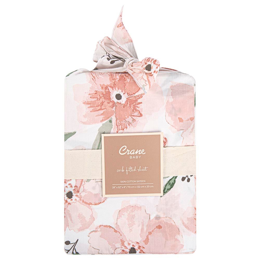 Floral crib best sale
