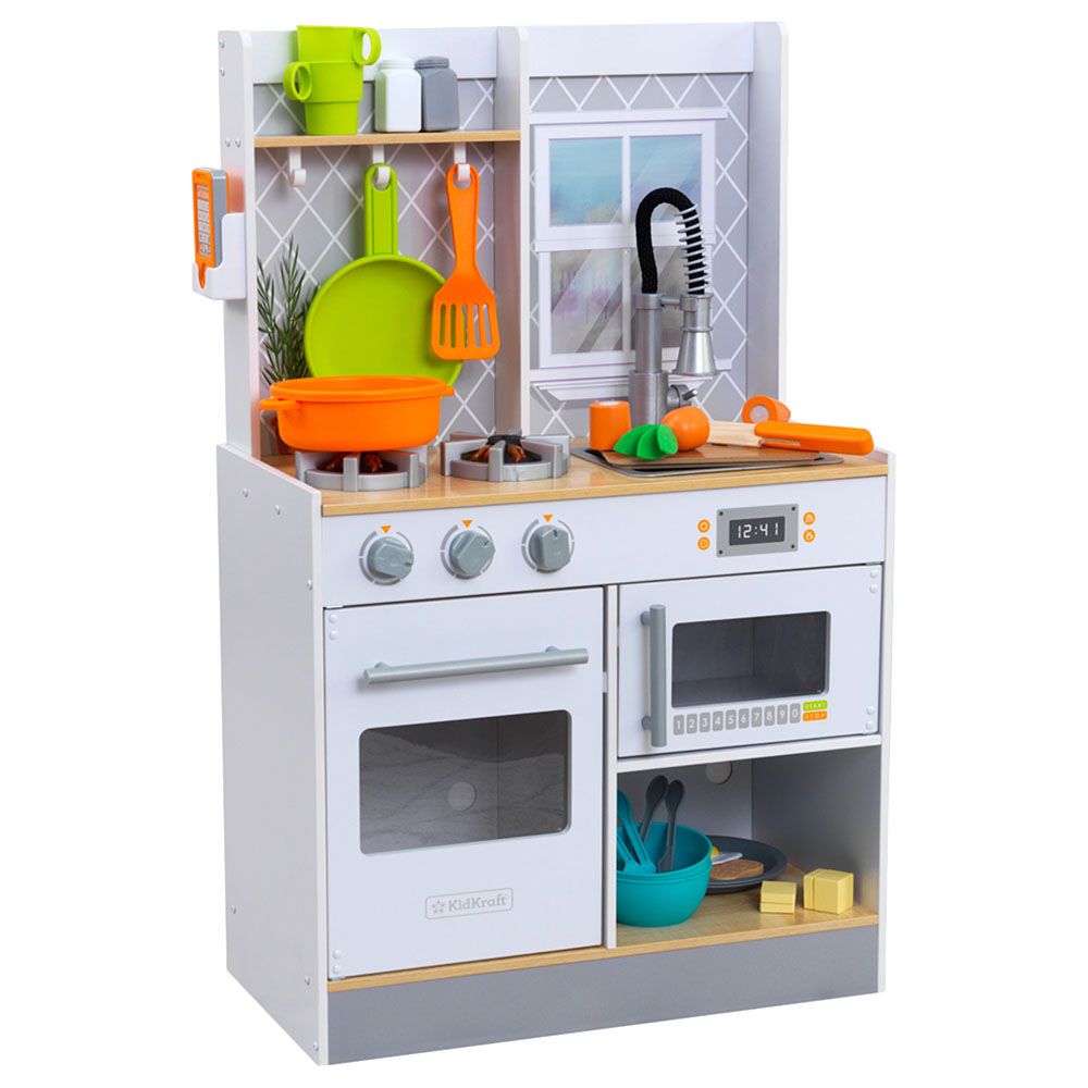 Kidkraft let's cook shop wooden play kitchen