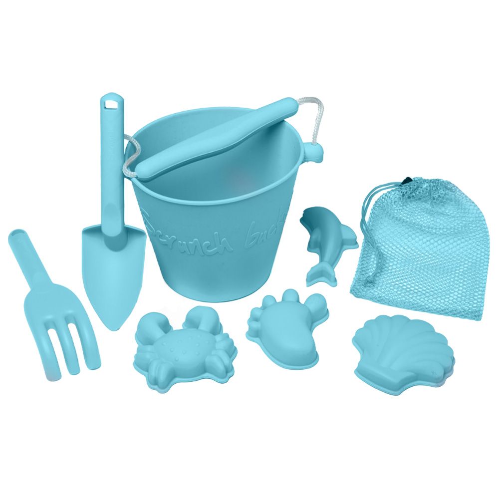 Scrunch Silicone Beach Toys Garden Tools Petrol