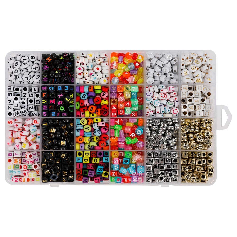 Friendship Bracelet Kit, 28 Colors 5040 Pcs Clay Beads 1200 Pcs Letter Beads  ... | eBay