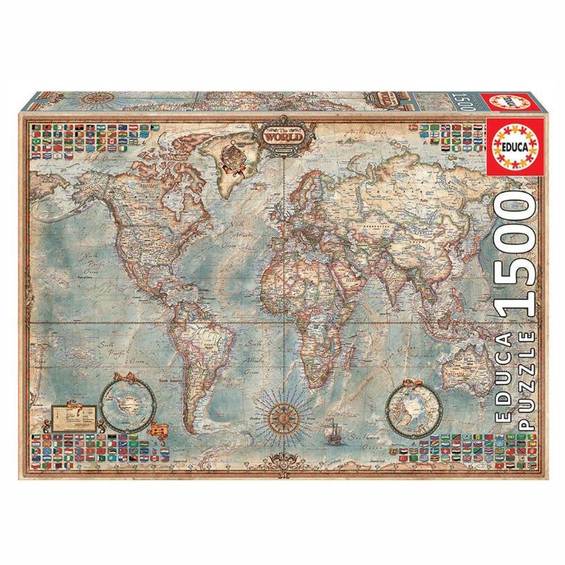 World map discount jigsaw puzzle