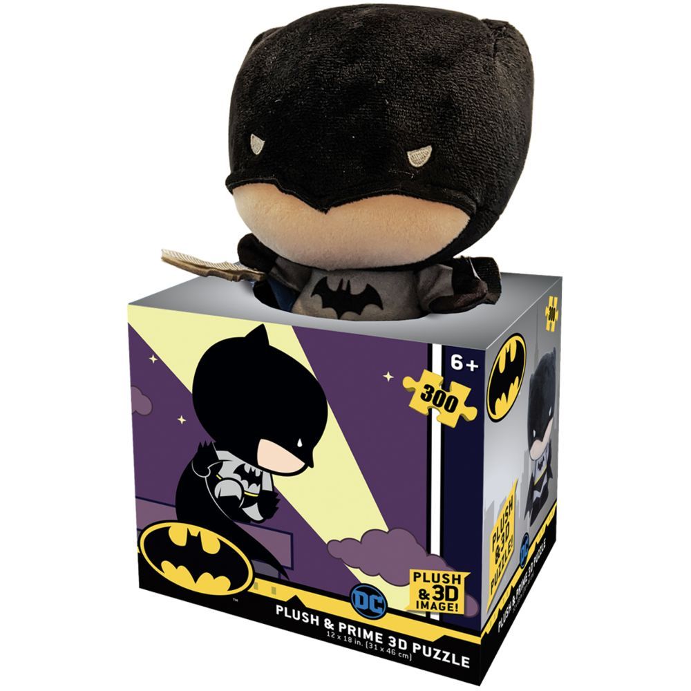 Prime 3D DC Comics Batman 300pcs Puzzle with Plush Buy at