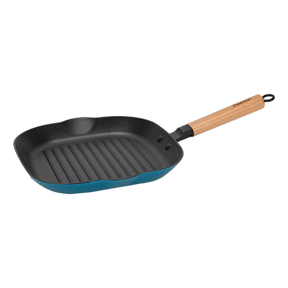 Fissman Cast Iron Square Grill Pan 8X3.5Cm