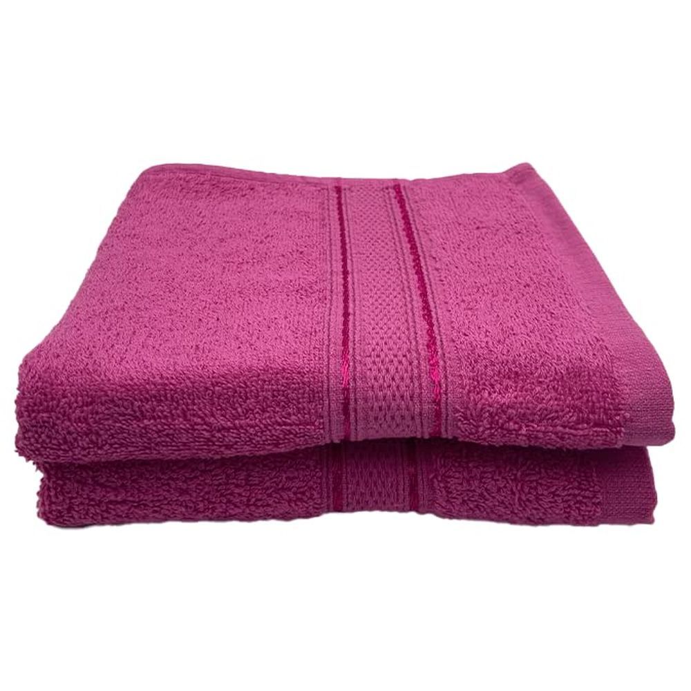 Fuchsia hand towels clearance