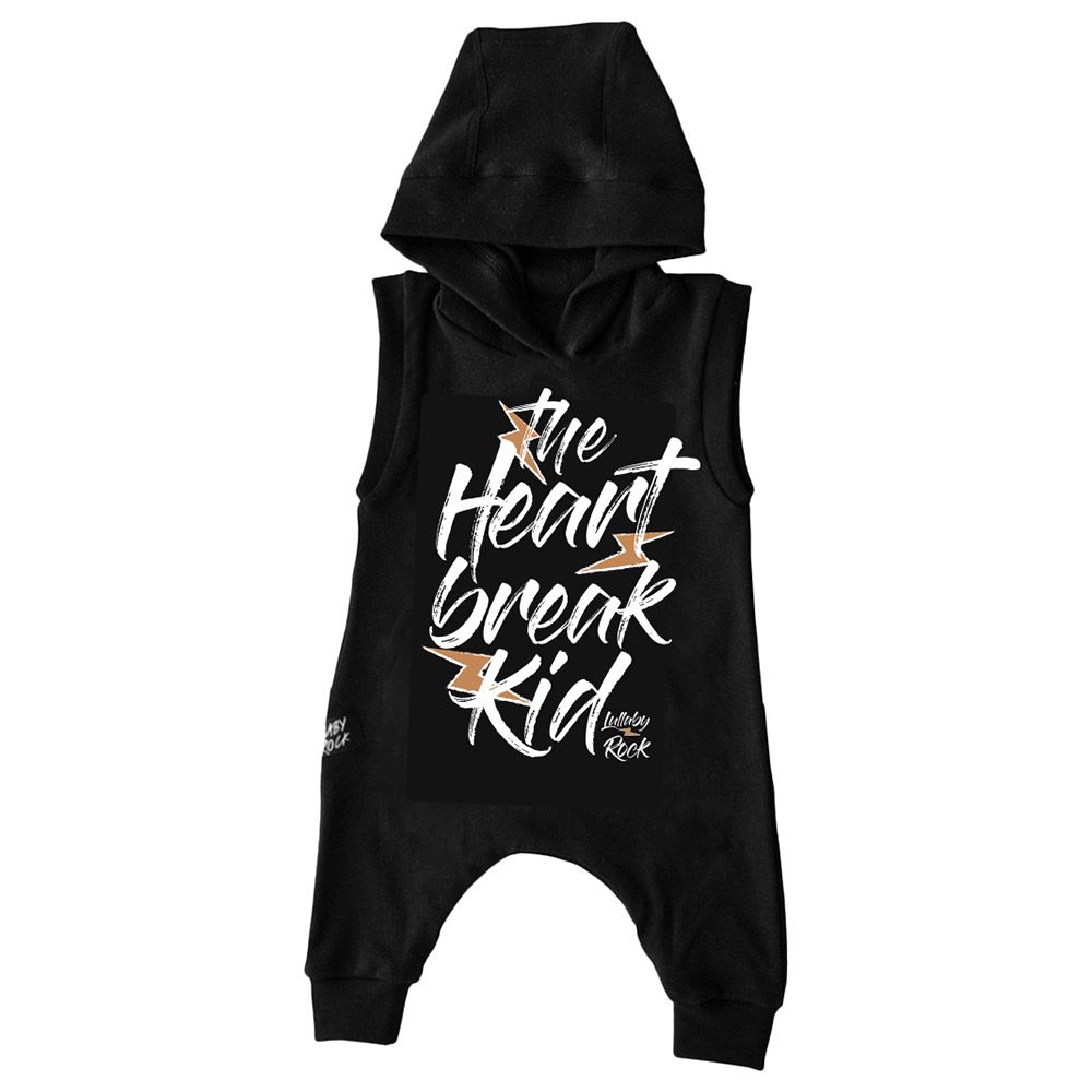 Romper with best sale hood
