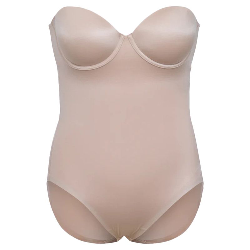 Spanx - Suit Your Fantasy Strapless Cupped Panty Bodysuit - Nude