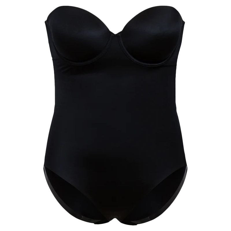Spanx - Suit Your Fantasy Strapless Cupped Panty Bodysuit - Black