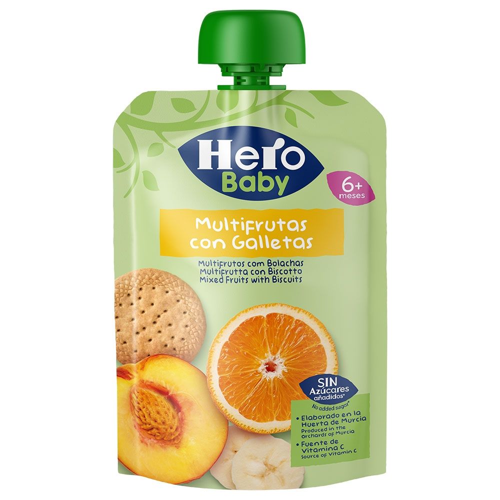 Hero Baby - Mixed Fruits with Biscuits Pouch