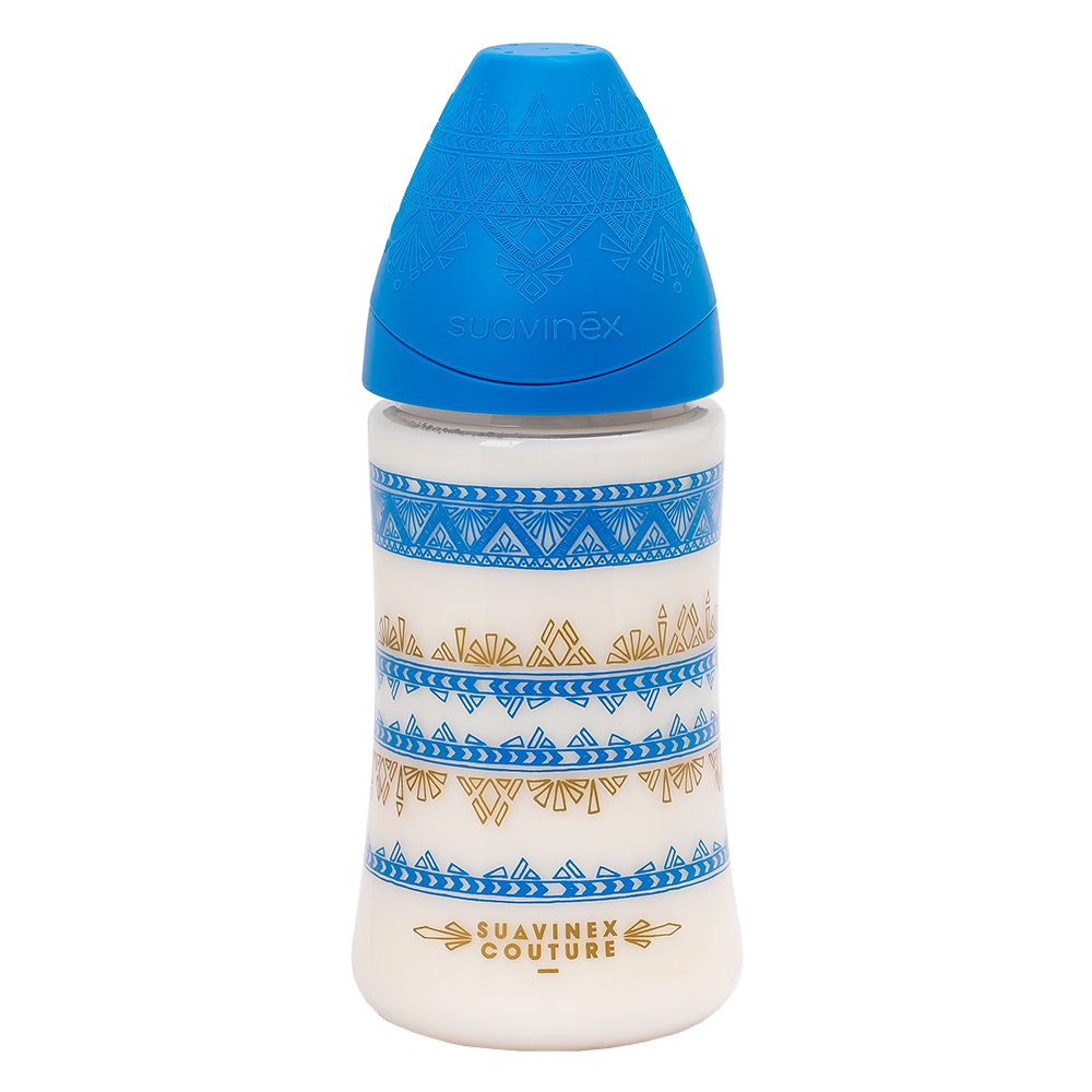 Suavinex - Premium Silicone Feeding Bottle 360ml - Dark Blue