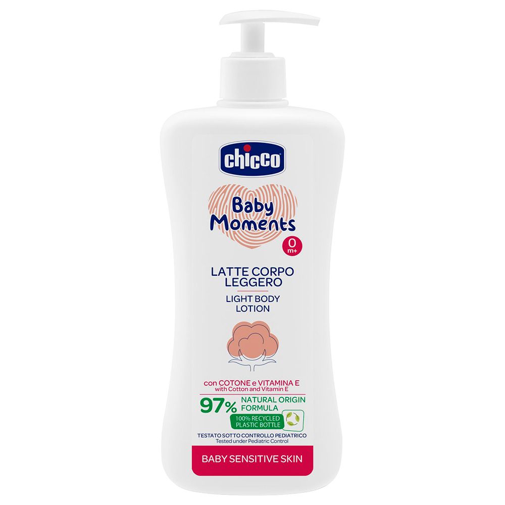 Chicco - Baby Moments Light Body Lotion - 500ml