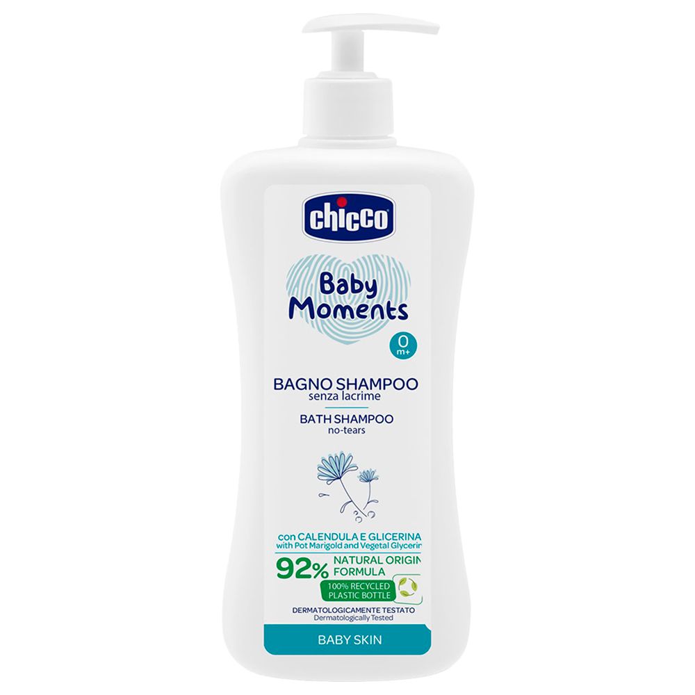 Chicco - Baby Moments Bath Shampoo No-Tears - 750ml