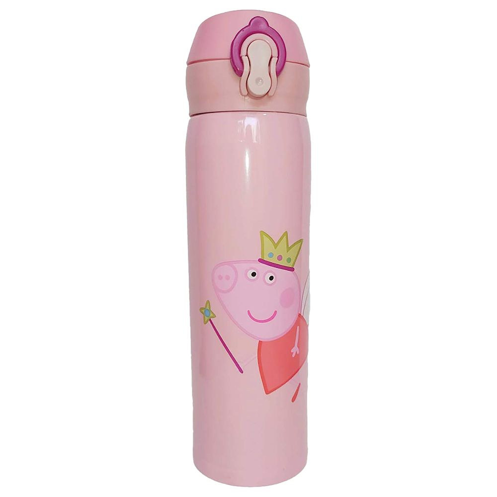 350ml/500ml Cartoon Cat Stainless Steel Vacuum Flask With Straw