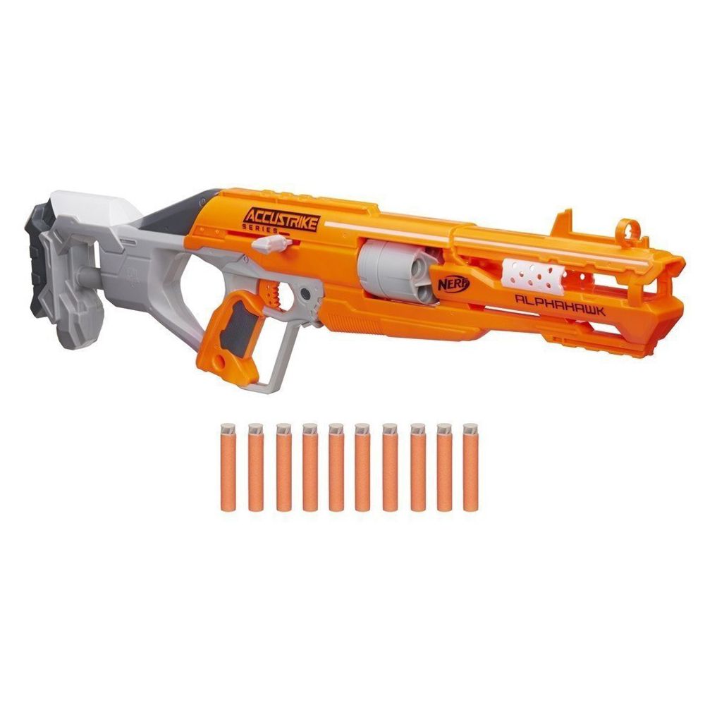 Orange nerf gun deals