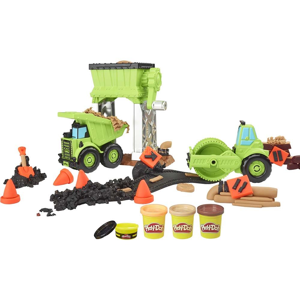 Play doh wheels construction on sale