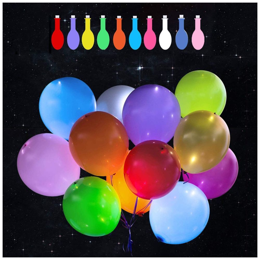 Highland 25pcs Glow In The dark LED Balloons Buy at Best Price