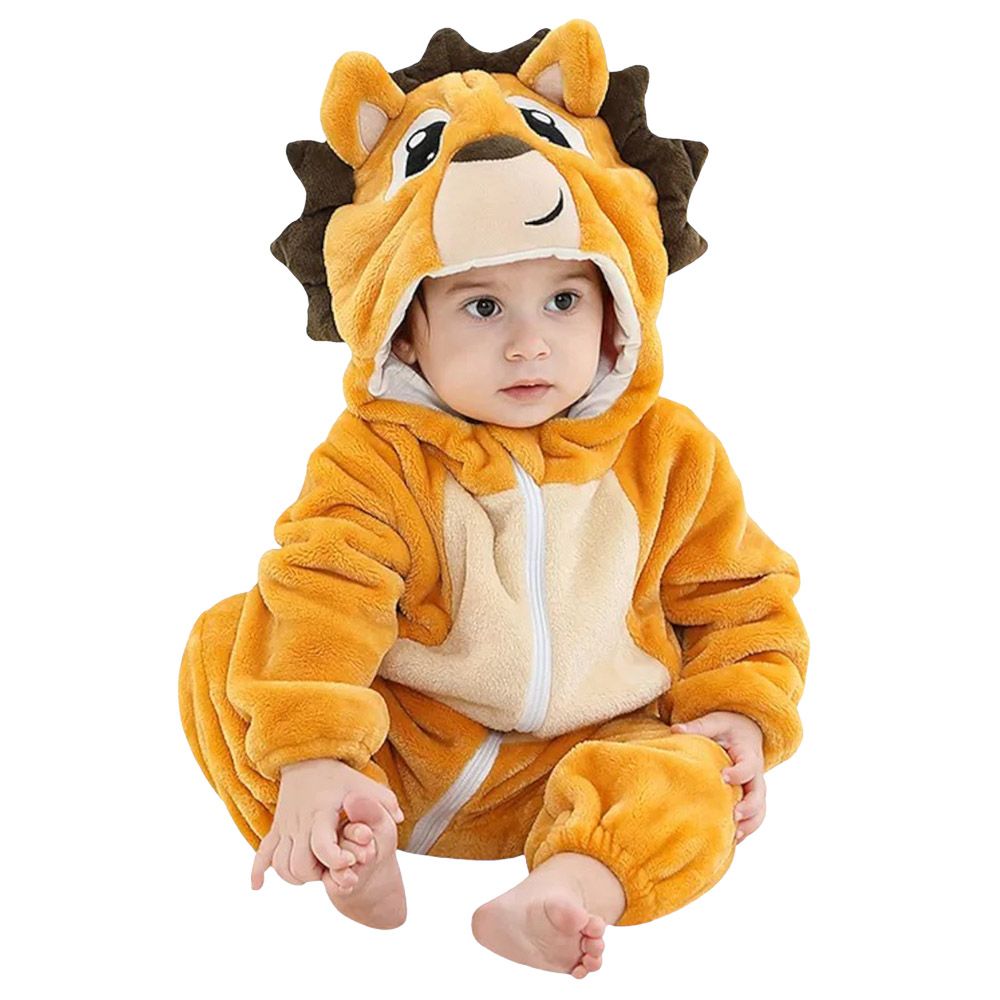 Highland Kids Lion Romper Animal Costume Yellow S
