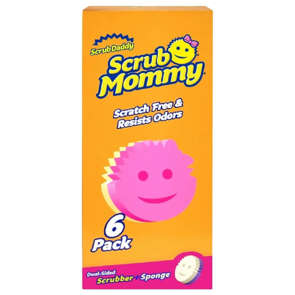 Scrub Mommy Set of (8) Dual-Sided Flex Texture Sponges by Scrub