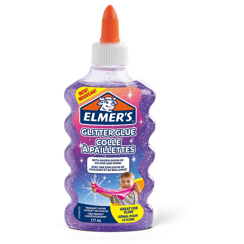 Elmer's Glitter Glue Black 6 oz