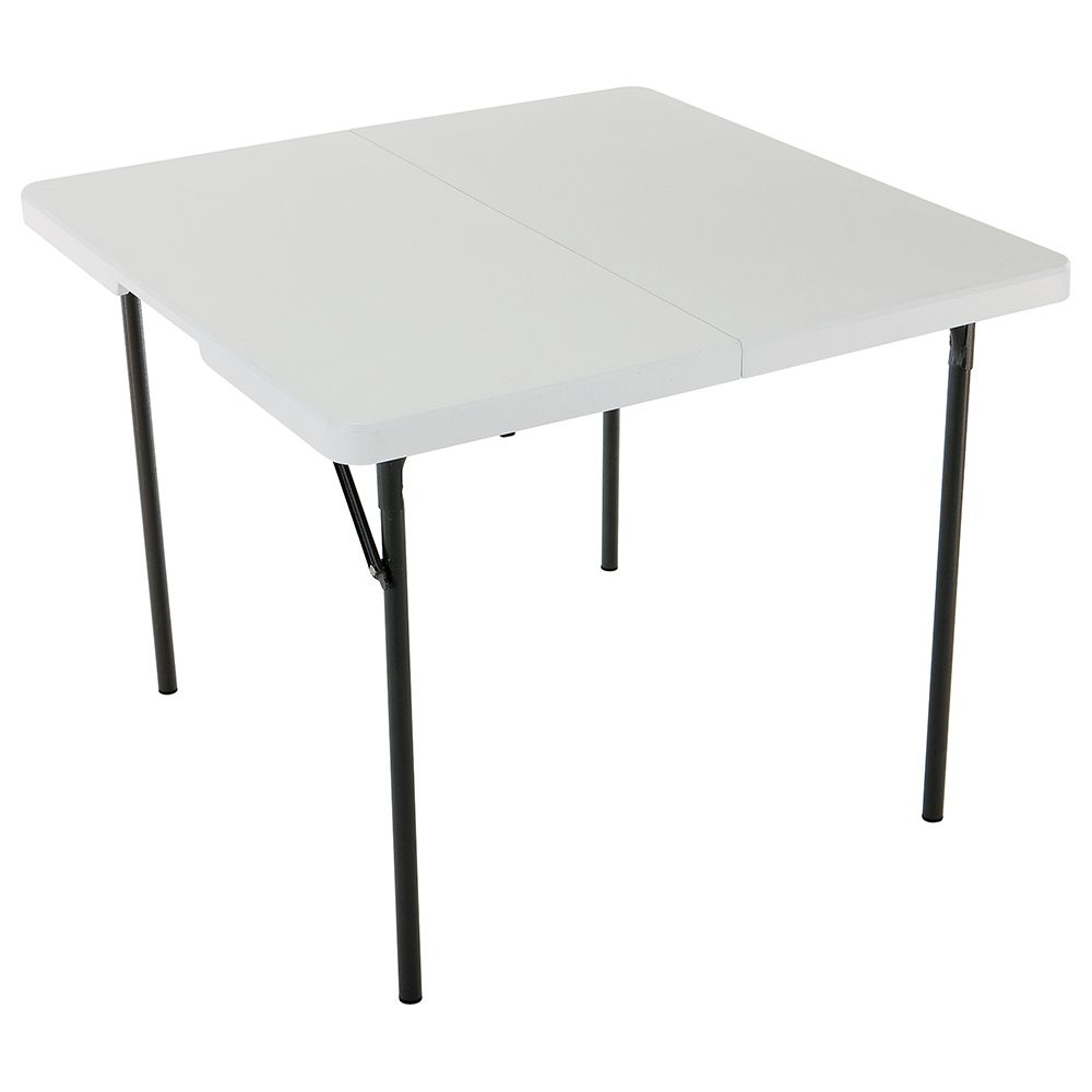 Lifetime Round Commercial Fold-in-Half Table 60 Inch - White