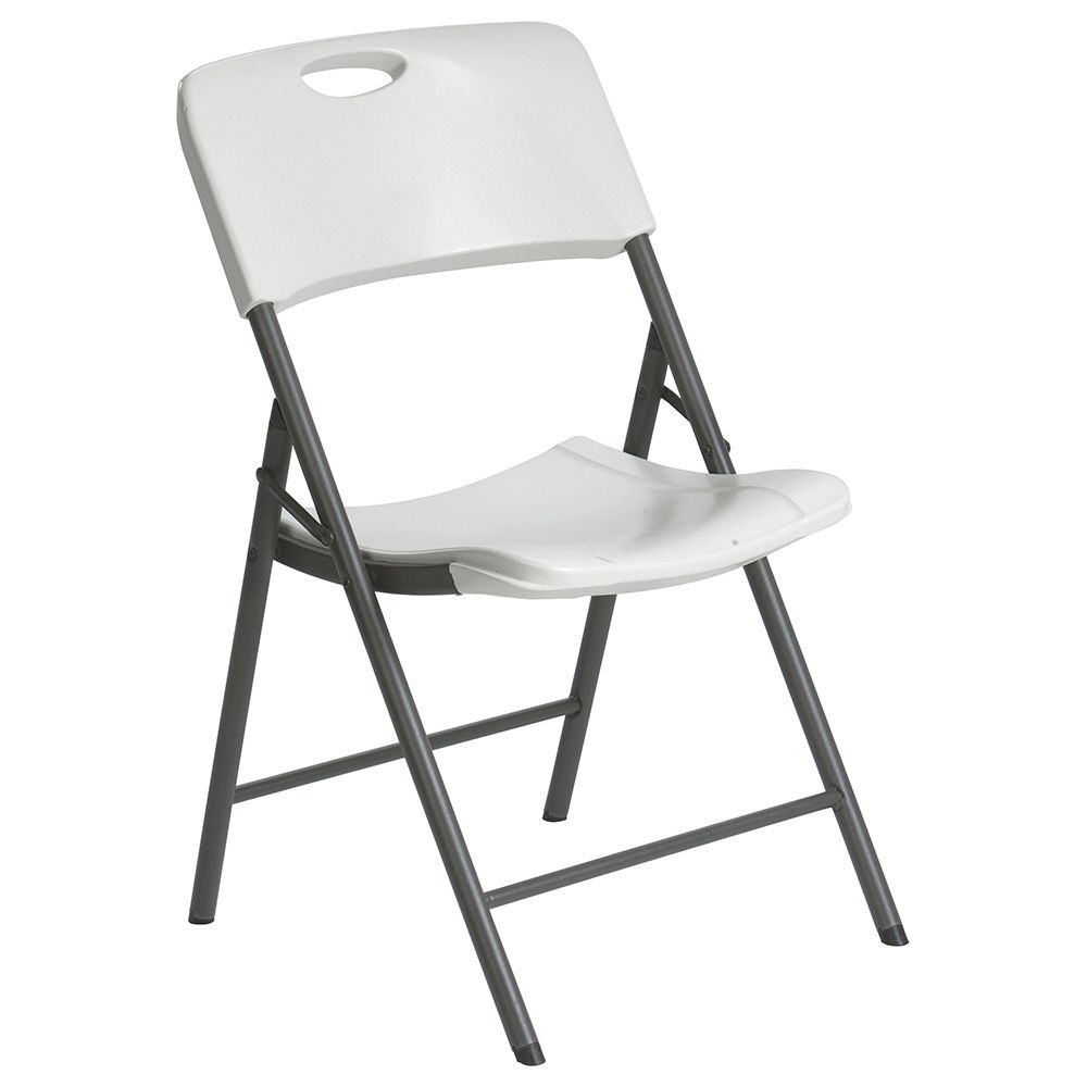 Lifetime Light Commercial Folding Chair White Buy at Best