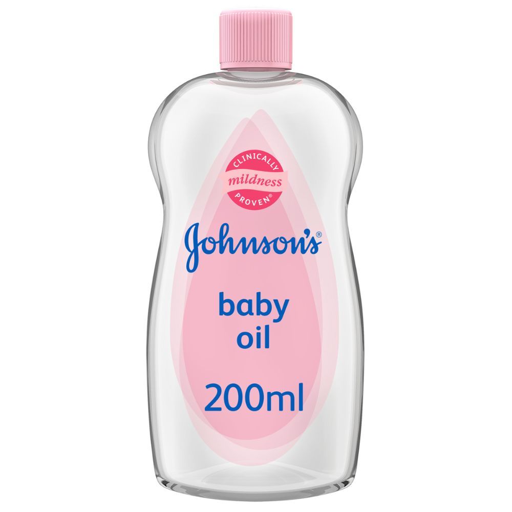 Johnson & Johnson Baby Oil Aloe Vera, - 500ml Each - 12 Pack