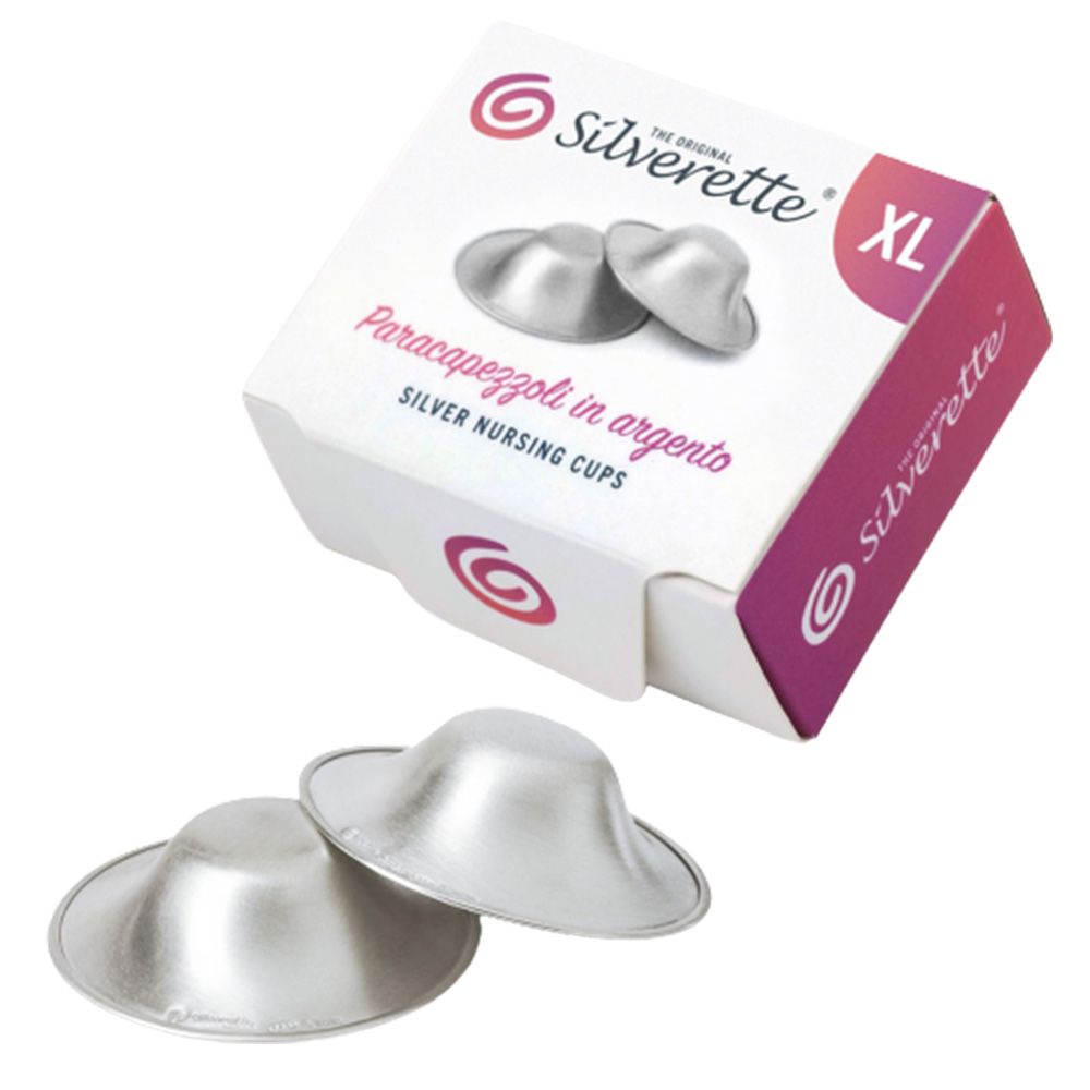 Nipple Shields for Nursing Newborn - Silver Nursing Cups XL - Newborn  Essentials Must Haves - Soothe and Protect Your Nursing Nipples - The  Original