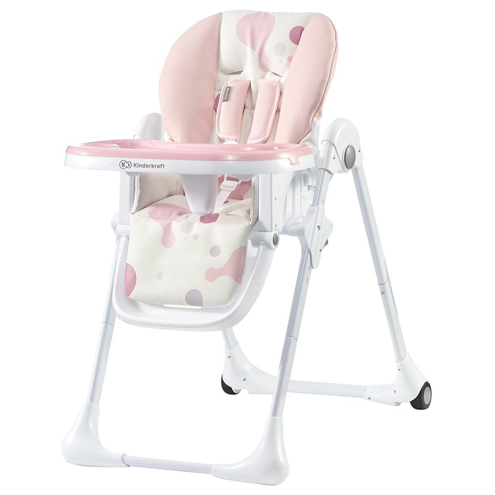 Chaise haute évolutive Kinderkraft Fini Pink