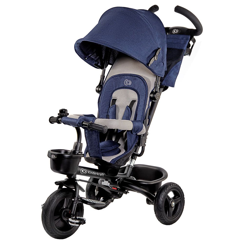 Triciclo Reclinable Evolutivo EasyTwist Kinderkraft Rosa