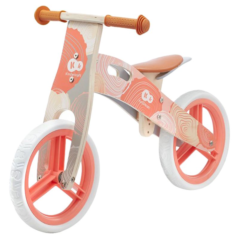 Kinderkraft Runner Balance Bike 12 inch Nature Coral