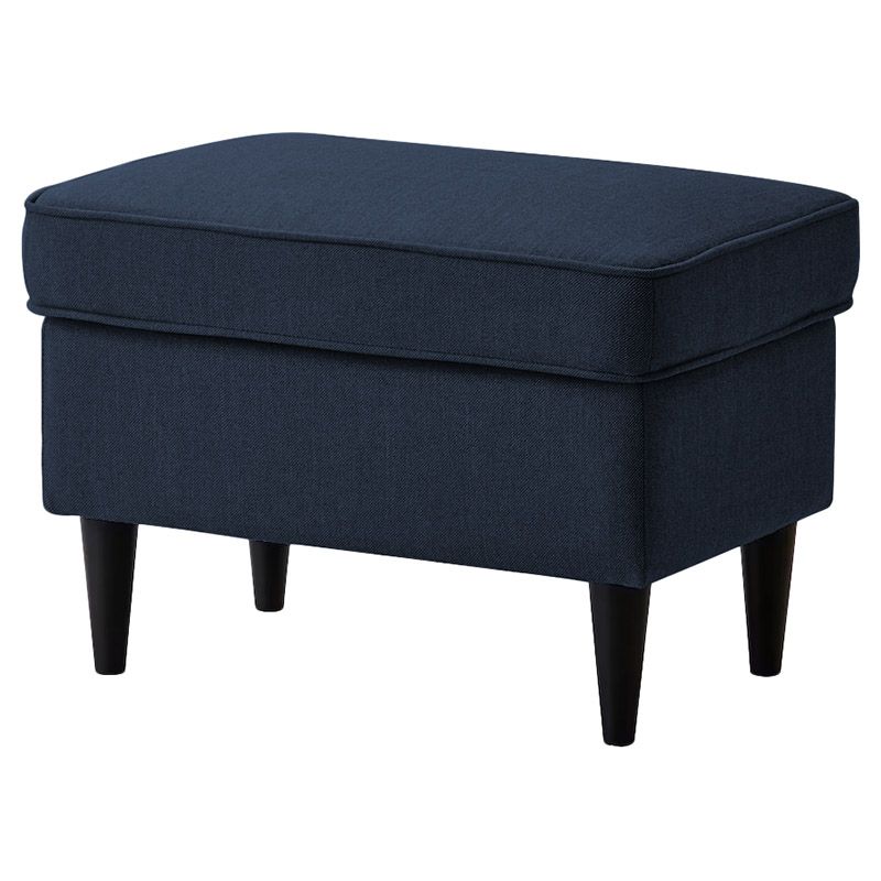 Navy shop blue footstool