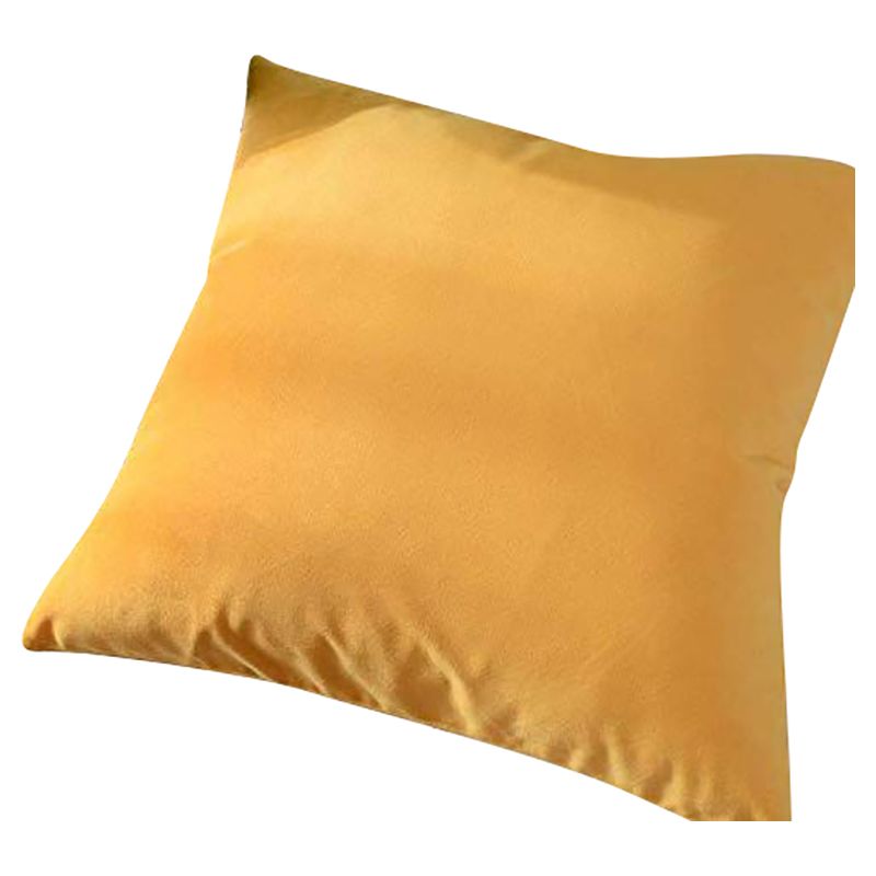 Yellow shop velvet pillow