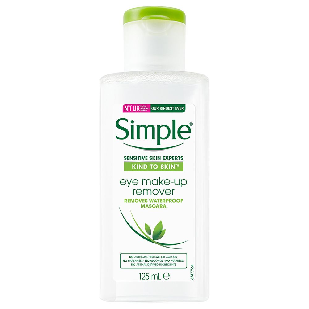 Simple eye outlet makeup remover