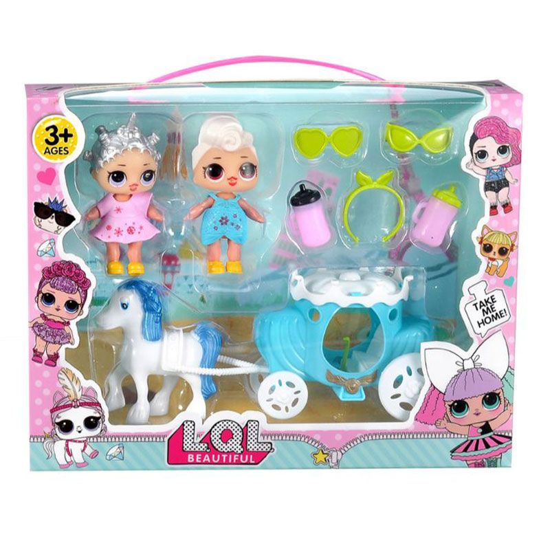 LQL Beautiful Surprise Doll Carriage Set Buy at Best Price