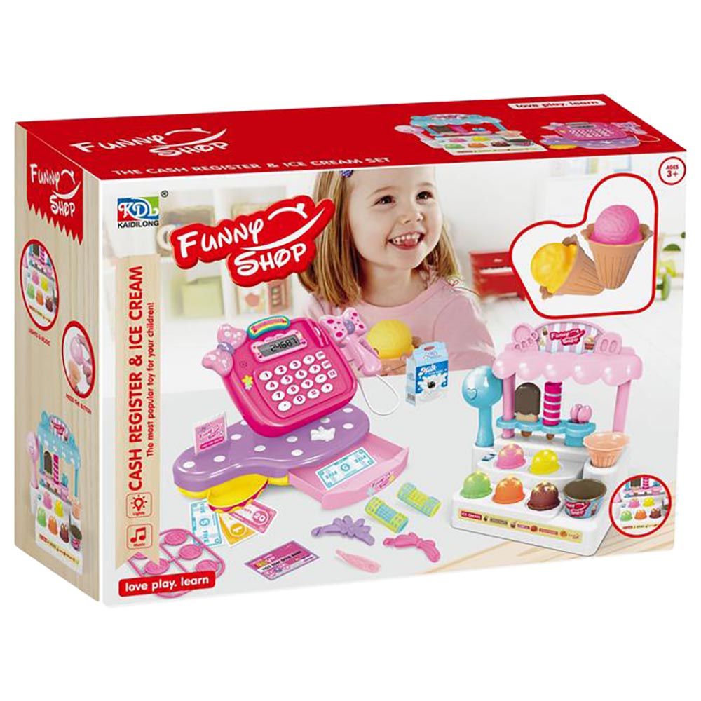 Baby shop center register