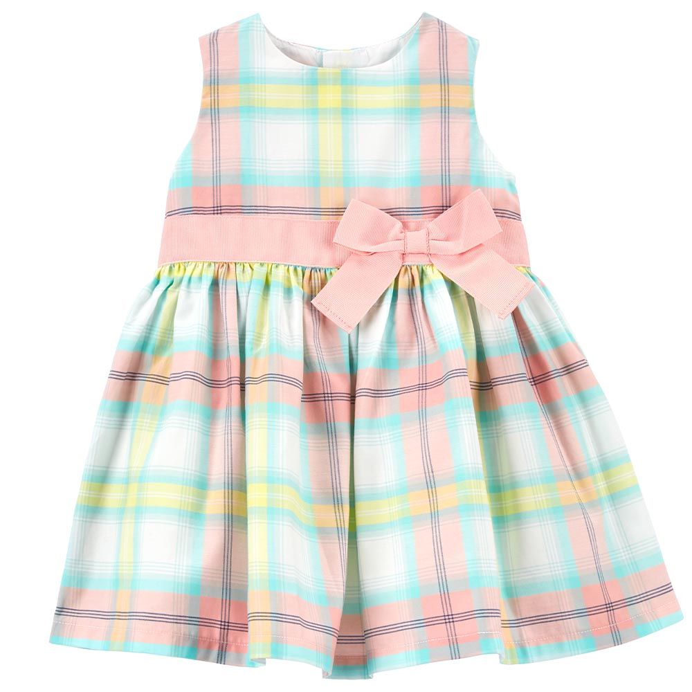 Carters baby sales girl plaid dress