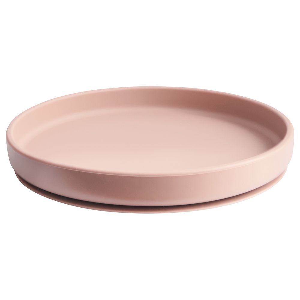 Mushie Silicone Suction Plate - Blush