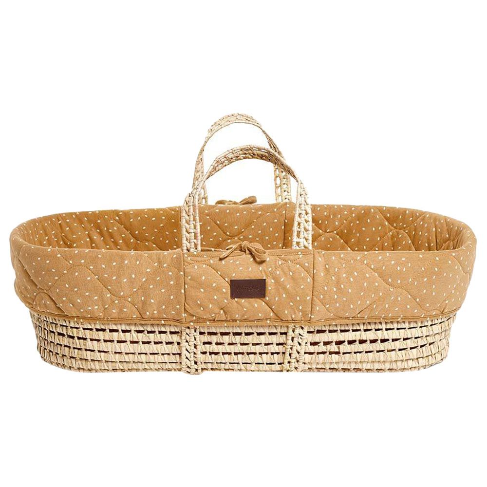 The Little Green Sheep Moses Basket Mattress Honey Rice Buy