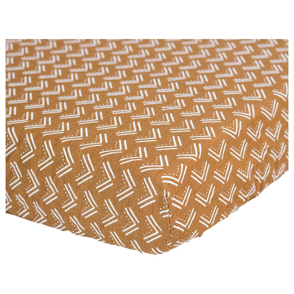 Orange crib sheet sale