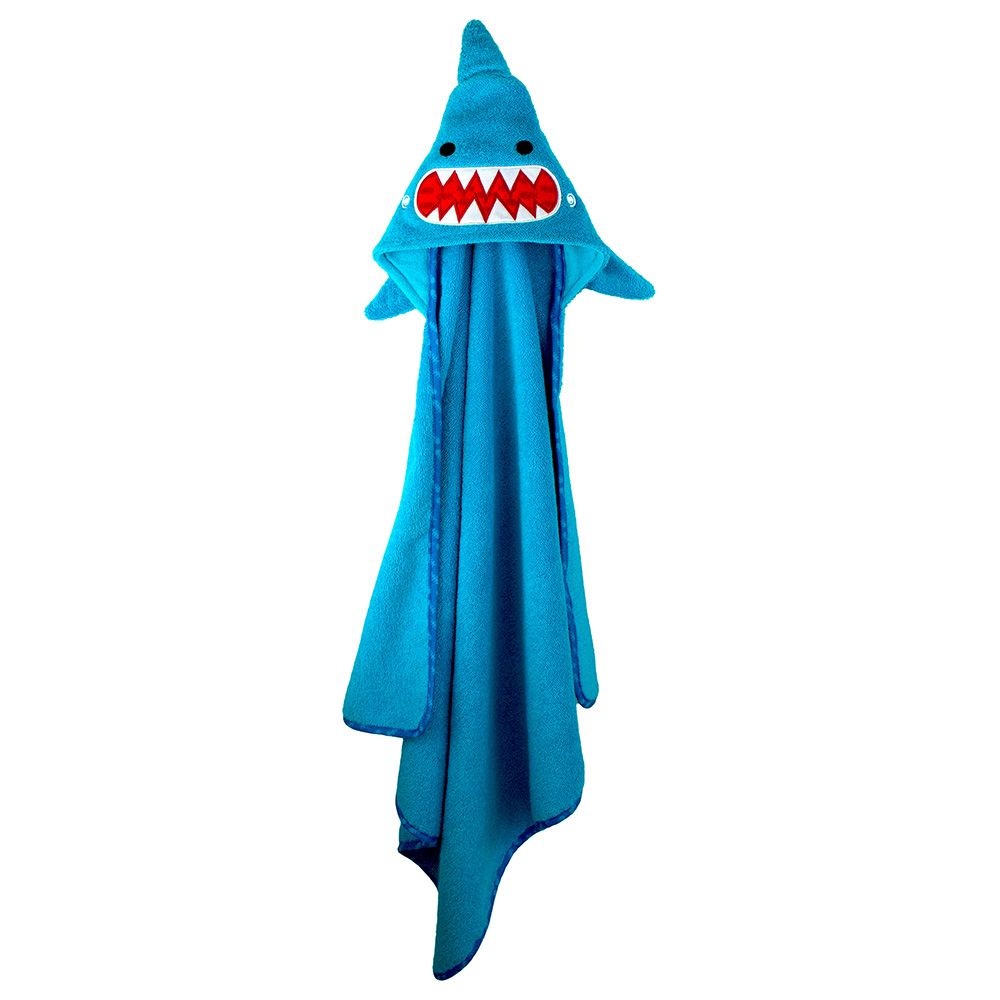 Zoocchini Baby Hooded Towel Sherman The Shark